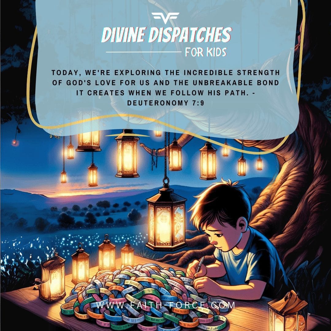Deuteronomy 7:9 Divine Dispatch for kids | Faith Force