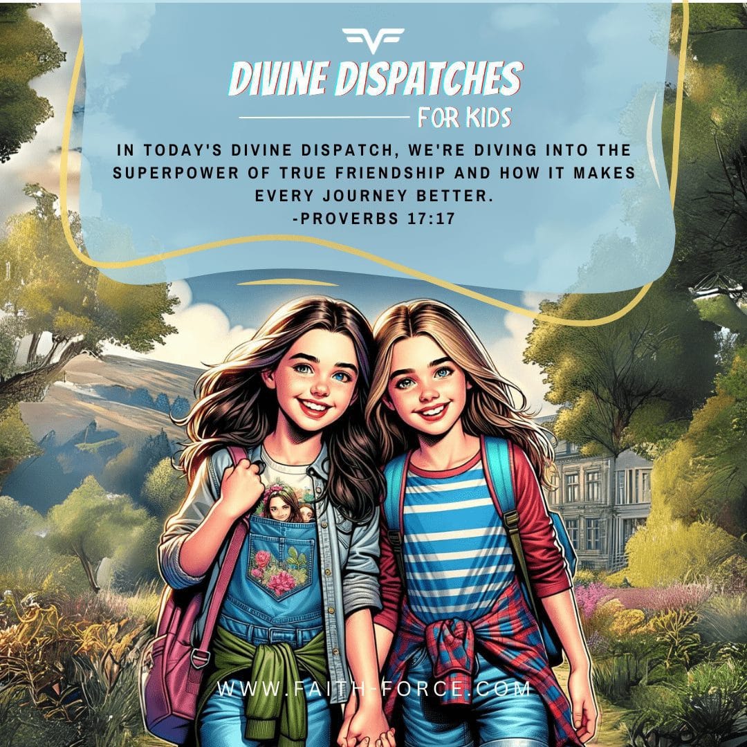 Proverbs 17:17 Divine Dispatch for kids | Faith Force