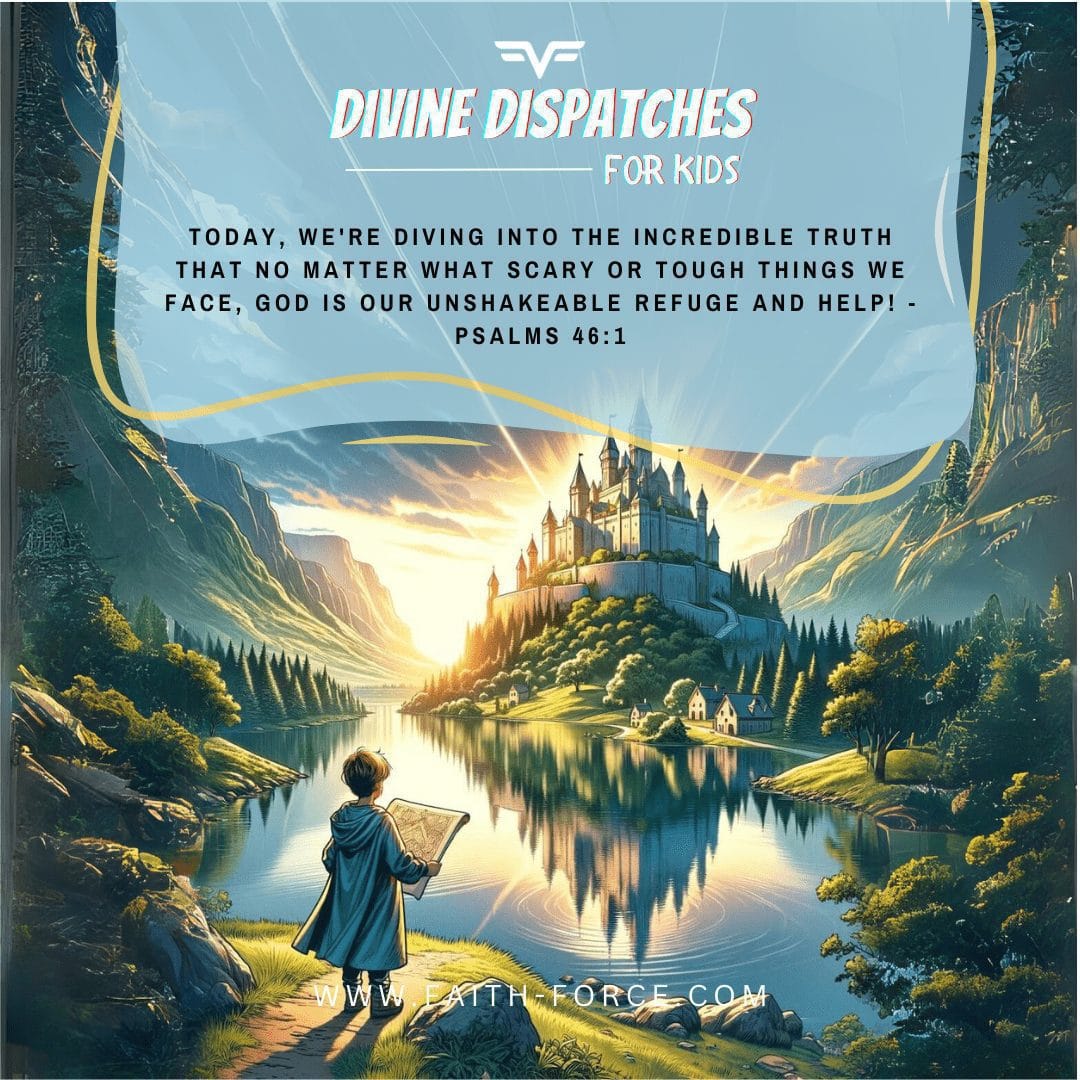 Psalms 46:1 Divine Dispatch for kids | Faith Force