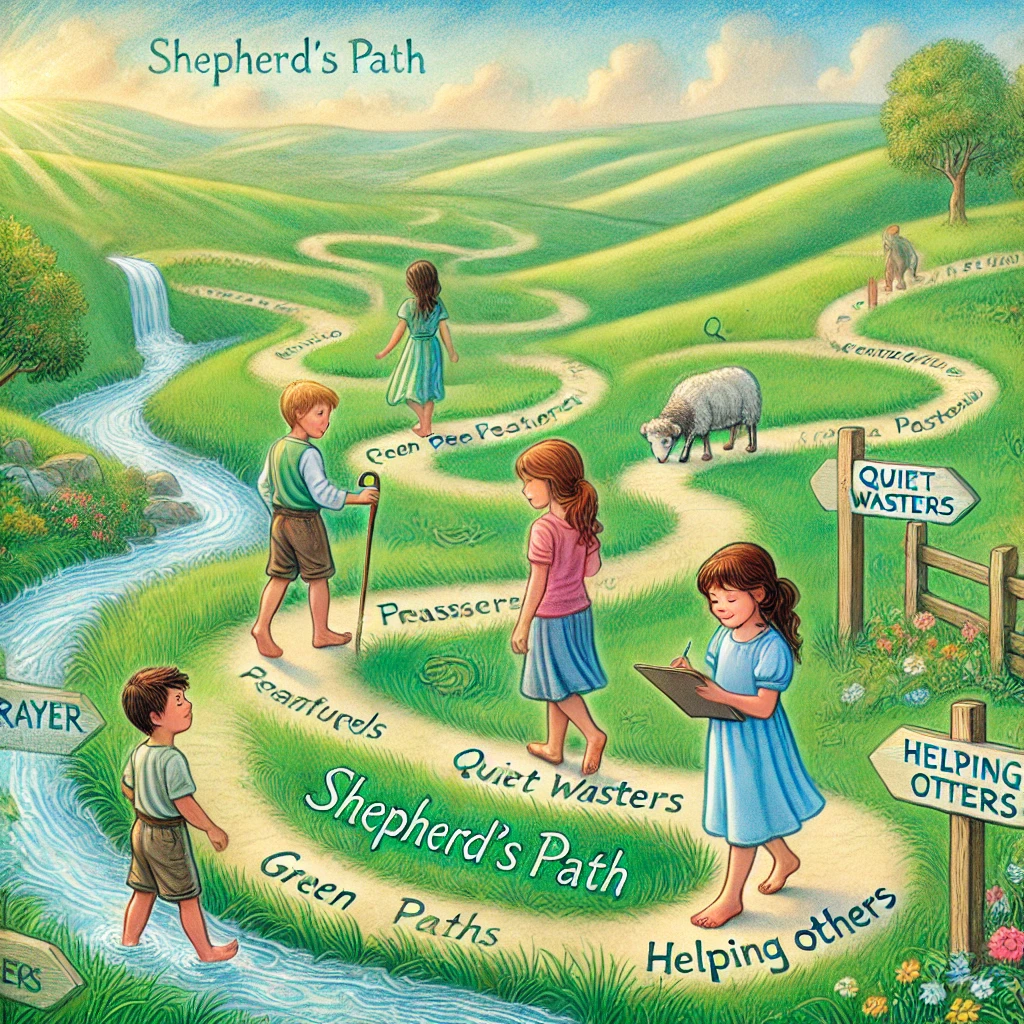 Psalm 23:1-3 Divine Dispatch for kids | Faith Force