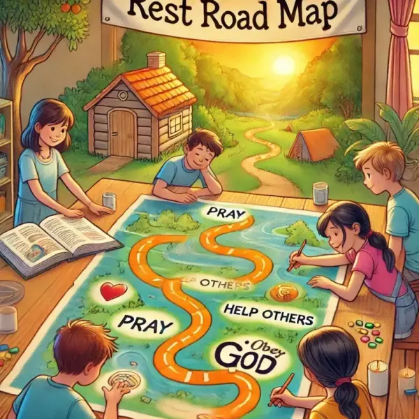 Hebrews 4:11 Divine Dispatch for kids | Faith Force
