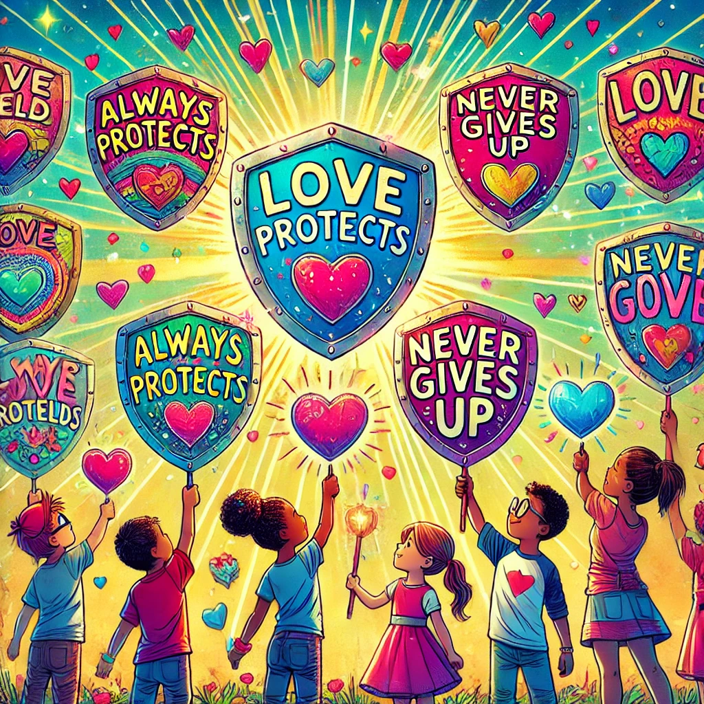 1 Corinthians 13:7 Divine Dispatch for kids | Faith Force