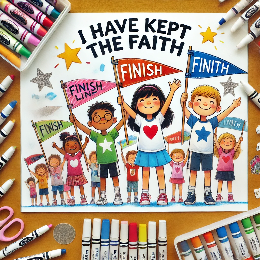 2 Timothy 4:7 Divine Dispatch for kids | Faith Force