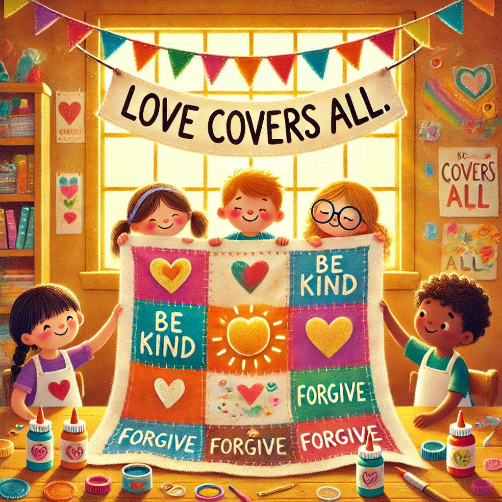 1 Peter 4:8 Divine Dispatch for kids | Faith Force