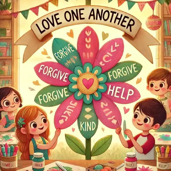 1 John 4:7 Divine Dispatch for kids | Faith Force