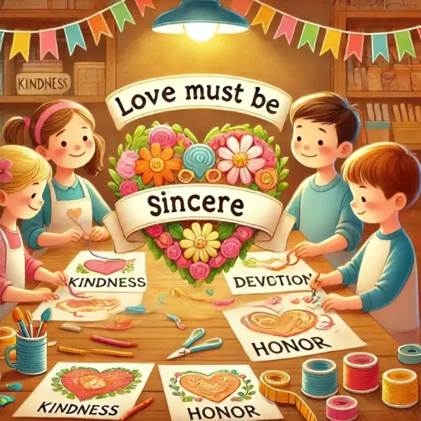 Romans 12:9-10 Divine Dispatch for kids | Faith Force