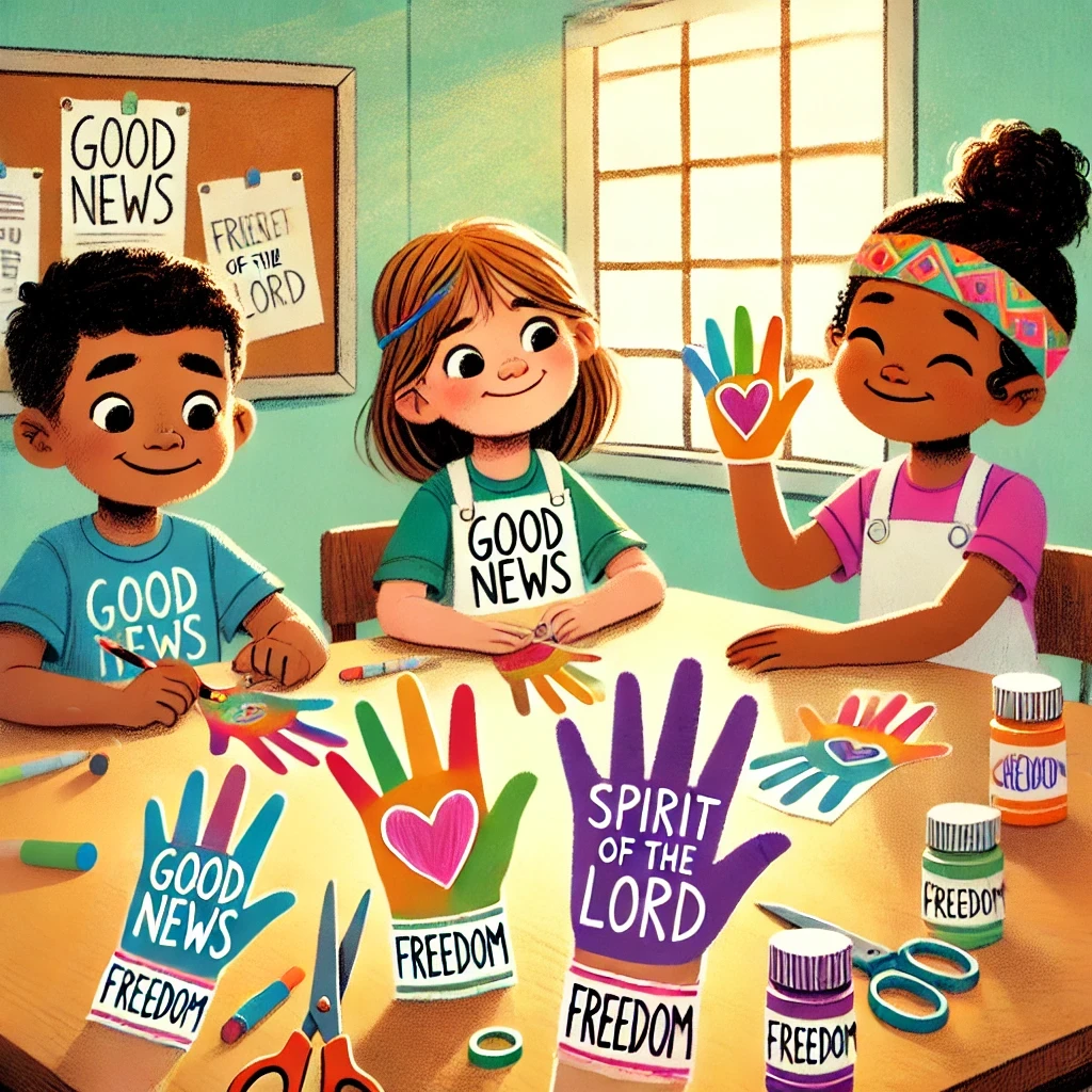 Luke 4:18-19 Divine Dispatch for kids | Faith Force