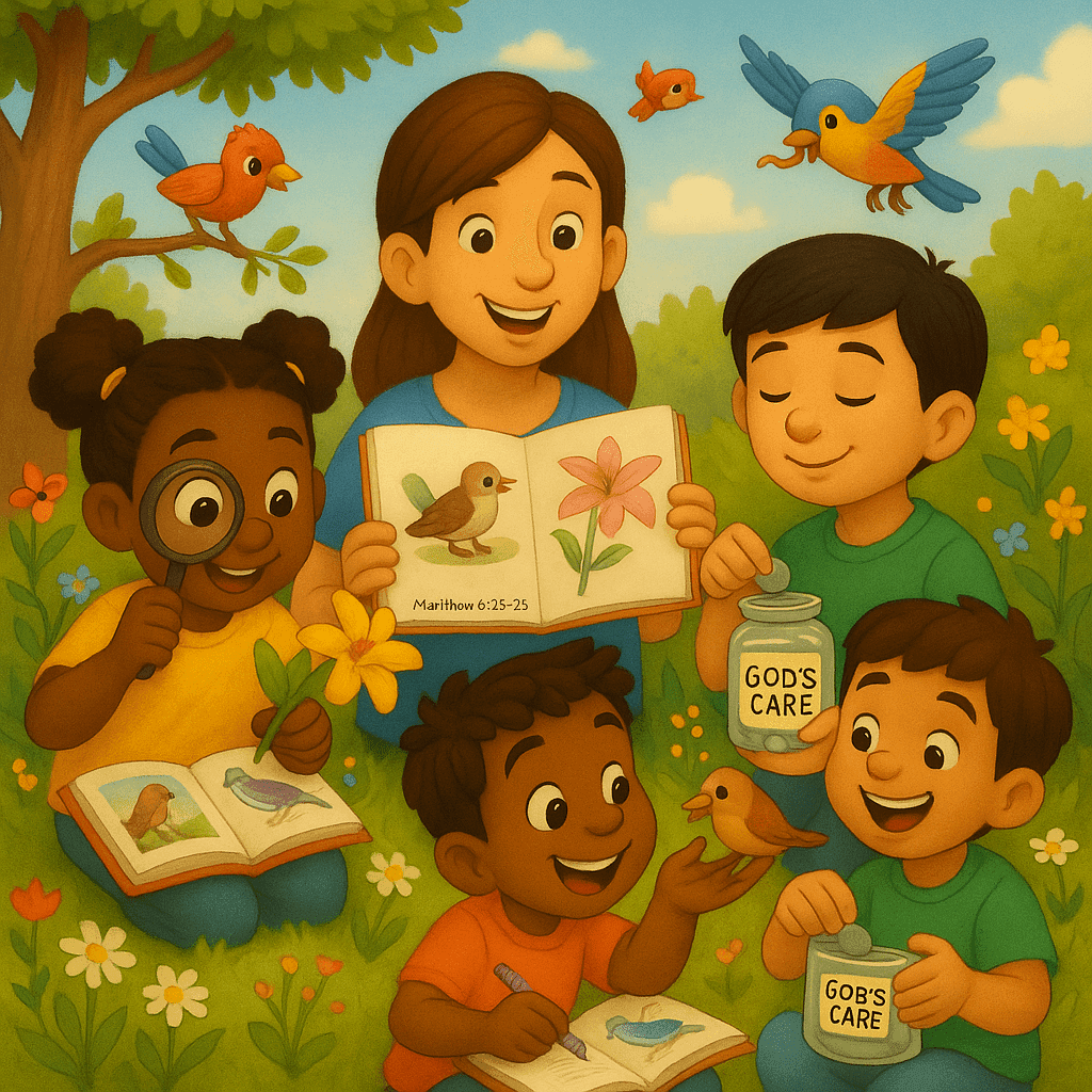 Matthew 6:25-26 Divine Dispatch for kids | Faith Force