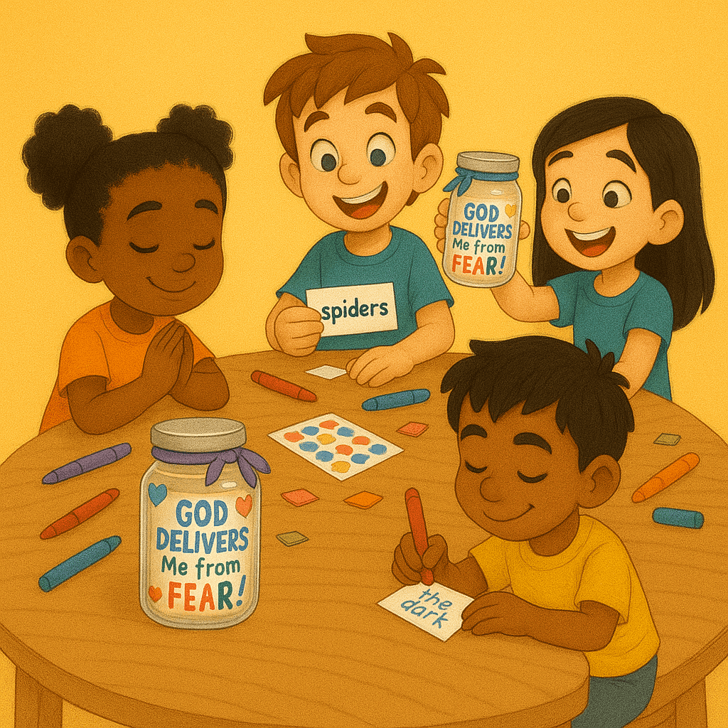 Psalm 34:4 Divine Dispatch for kids | Faith Force