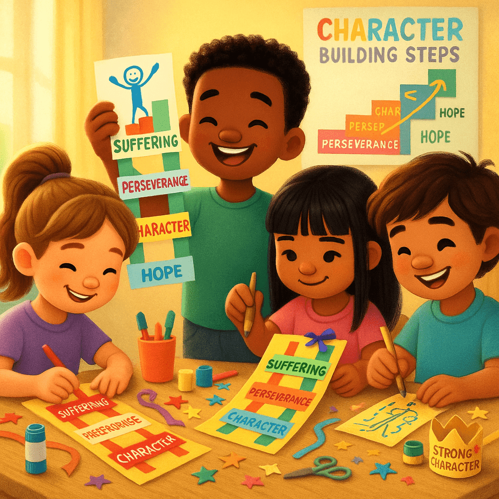 Romans 5:3-4 Divine Dispatch for kids | Faith Force
