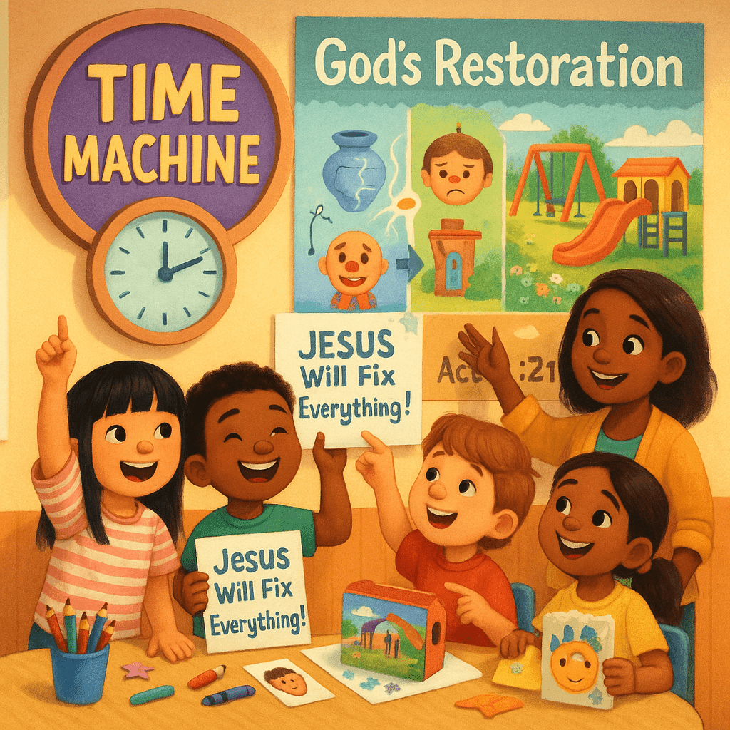Acts 3:21 Divine Dispatch for kids | Faith Force