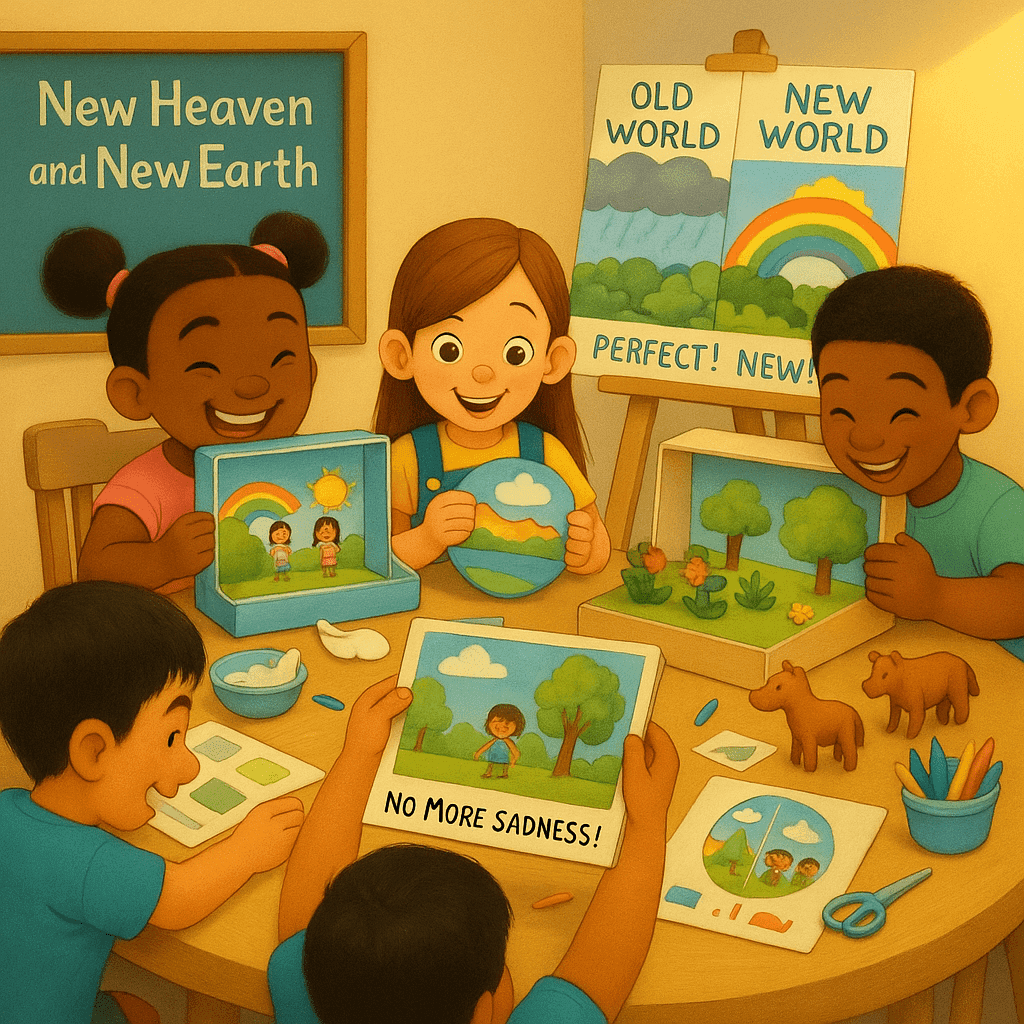 Isaiah 65:17 Divine Dispatch for kids | Faith Force