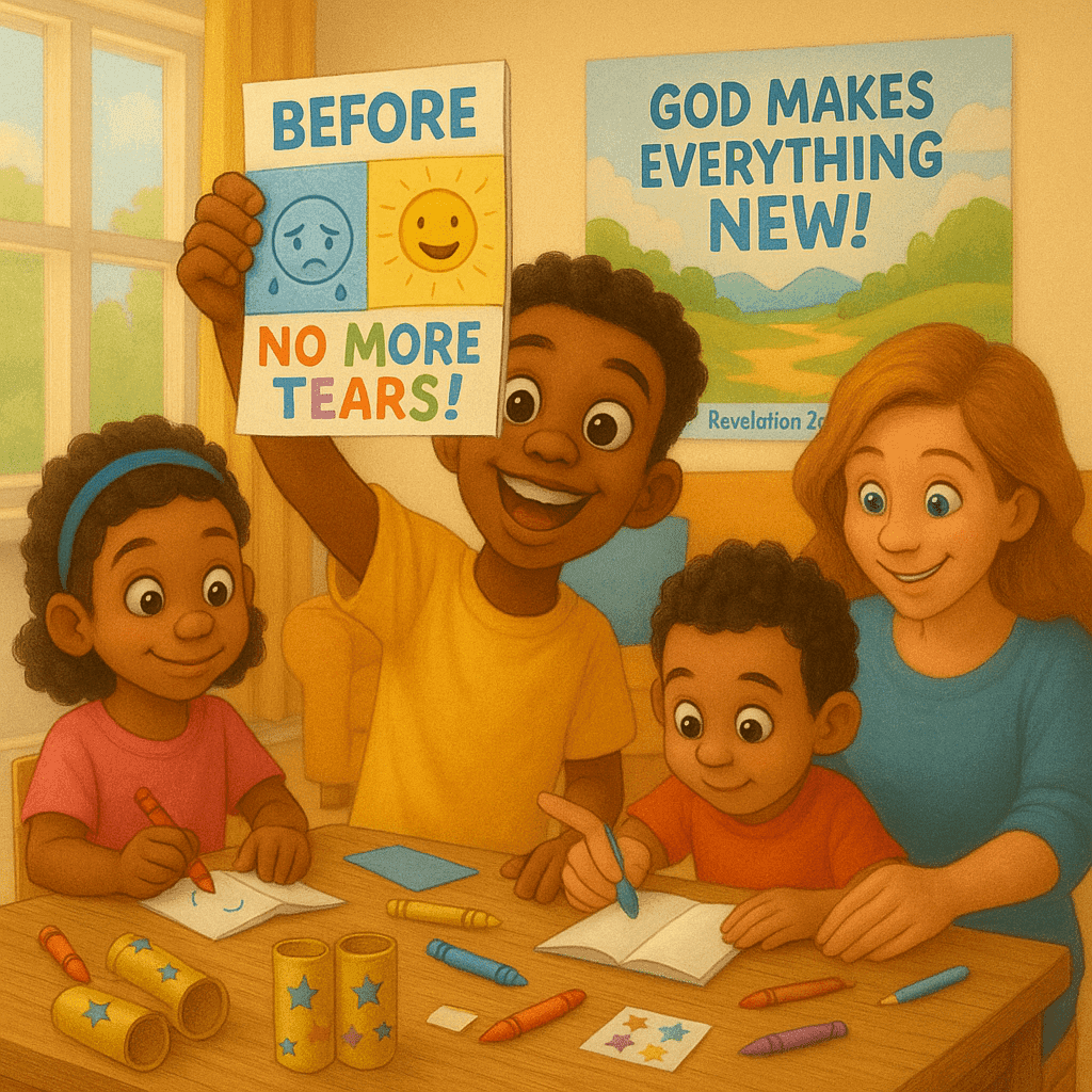 Revelation 21:1-4 Divine Dispatch for kids | Faith Force