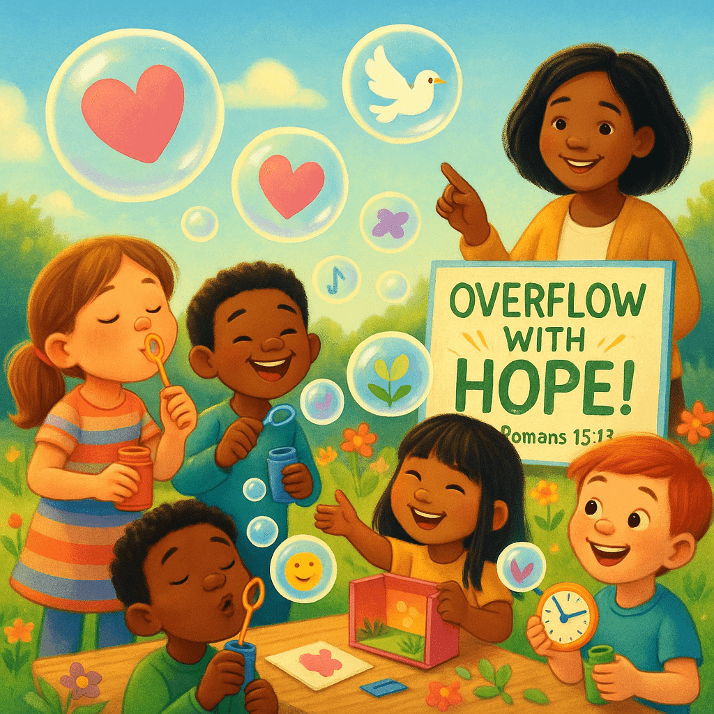Romans 15:13 Divine Dispatch for kids | Faith Force