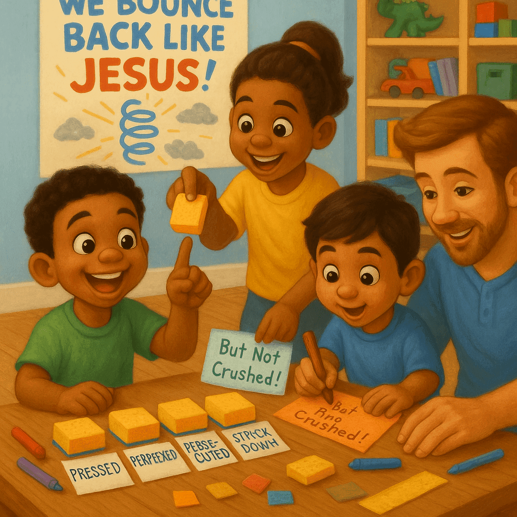 2 Corinthians 4:8-9 Divine Dispatch for kids | Faith Force