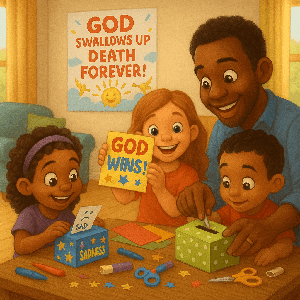 Isaiah 25:8-9 Divine Dispatch for kids | Faith Force