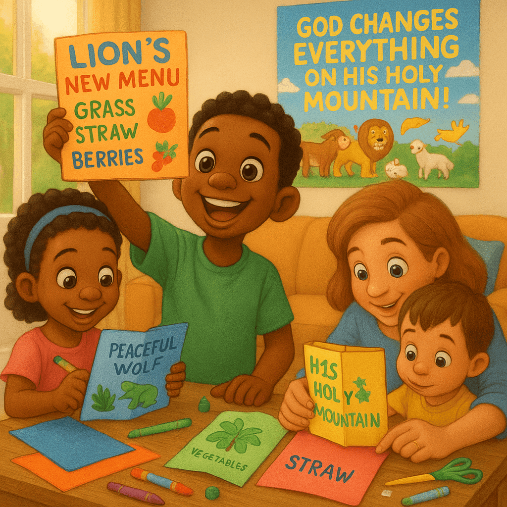 Isaiah 65:25 Divine Dispatch for kids | Faith Force