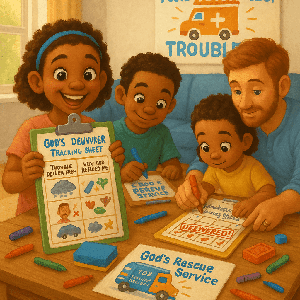 Psalm 34:19 Divine Dispatch for kids | Faith Force