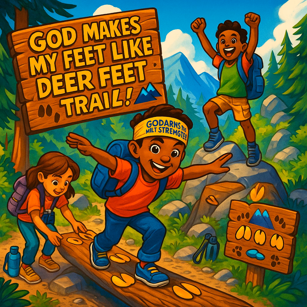Psalm 18:32-34 Divine Dispatch for kids | Faith Force