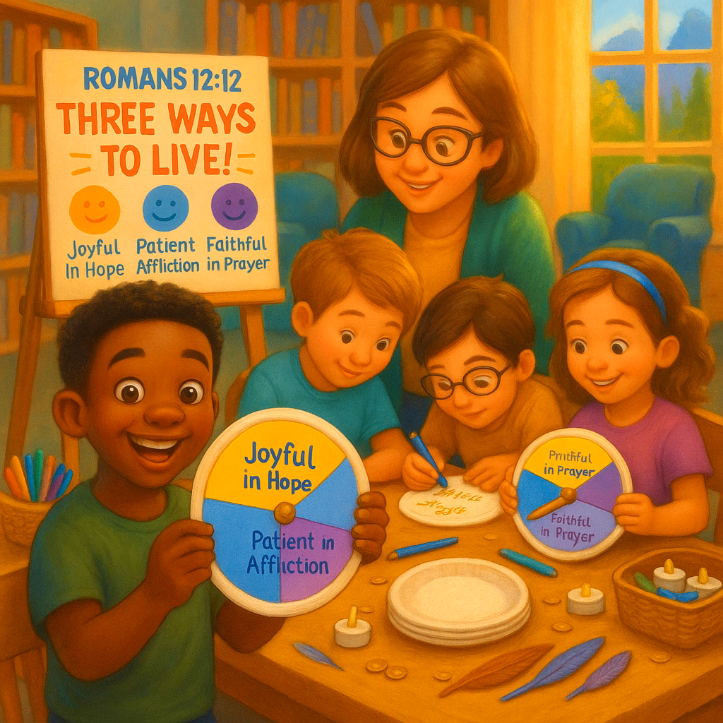 Romans 12:12 Divine Dispatch for kids | Faith Force