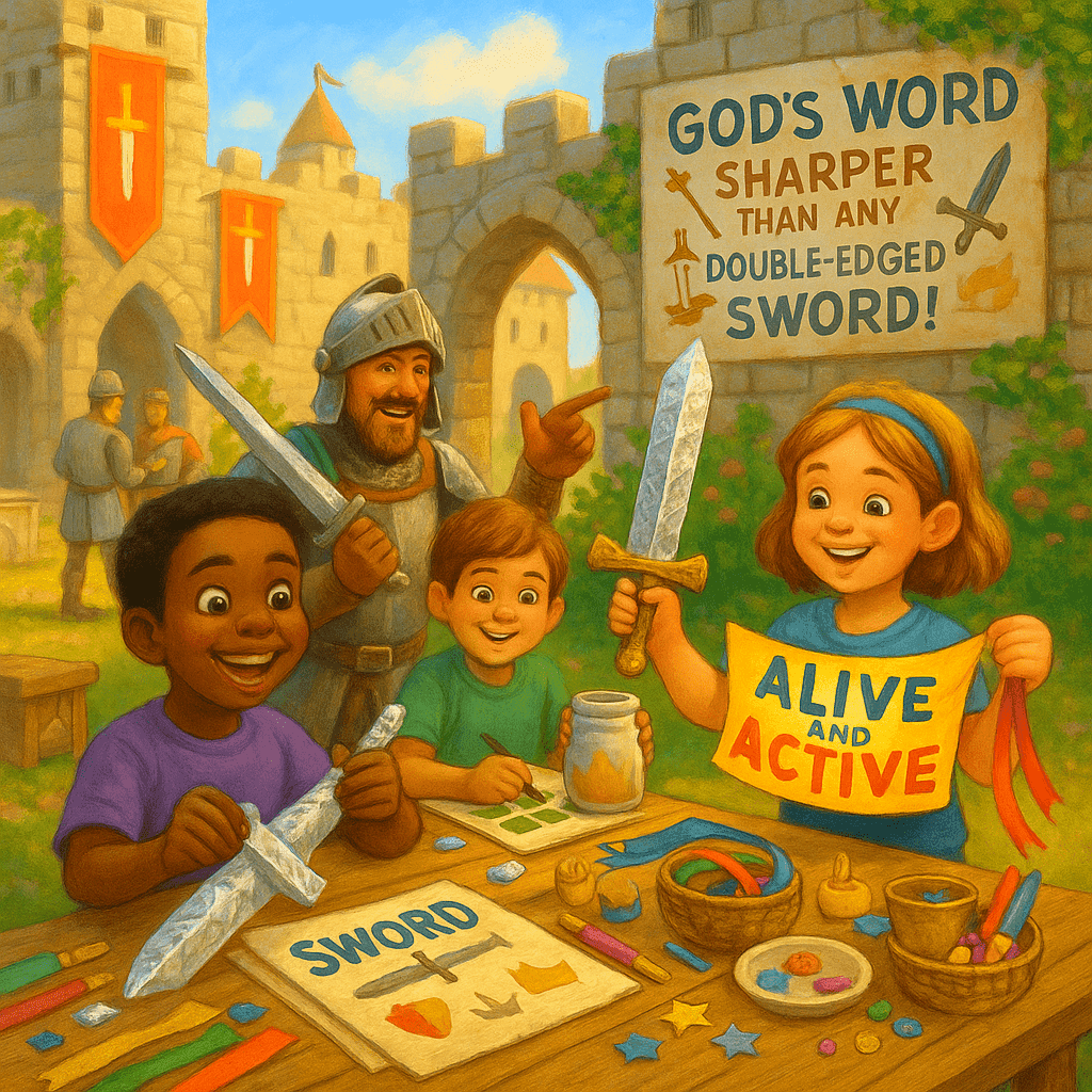 Hebrews 4:12 Divine Dispatch for kids | Faith Force