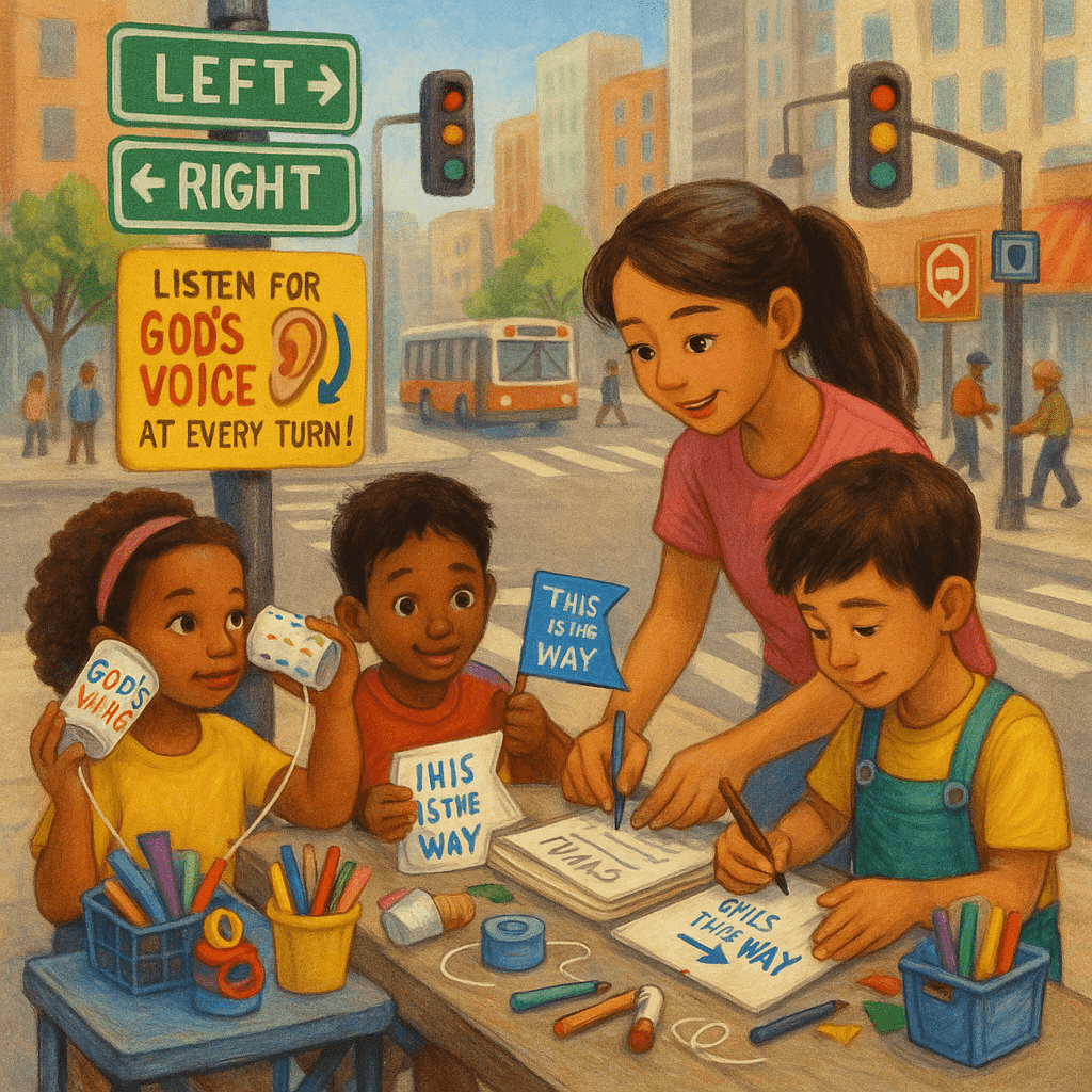 Isaiah 30:21 Divine Dispatch for kids | Faith Force