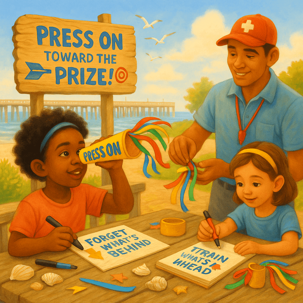 Philippians 3:13-14 Divine Dispatch for kids | Faith Force