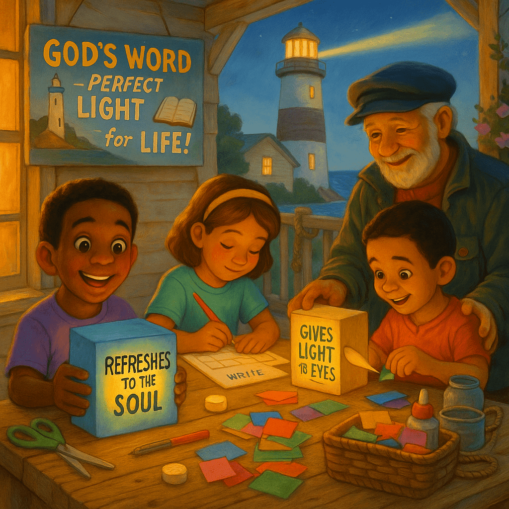 Psalm 19:7-8 Divine Dispatch for kids | Faith Force