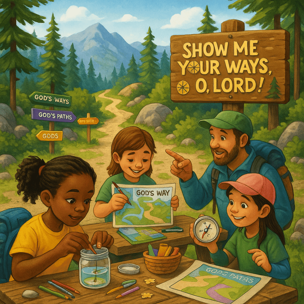 Psalm 25:4-5 Divine Dispatch for kids | Faith Force