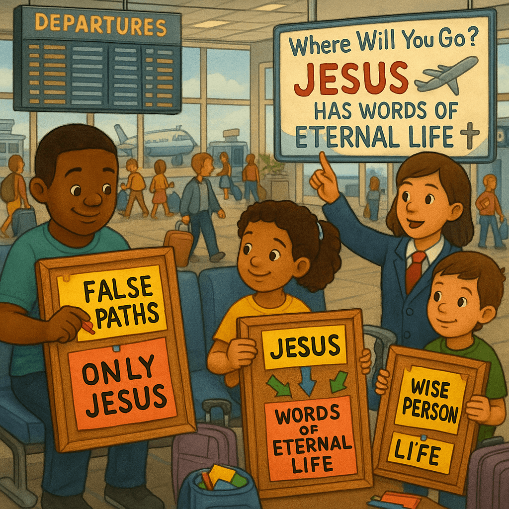 John 6:68 Divine Dispatch for kids | Faith Force