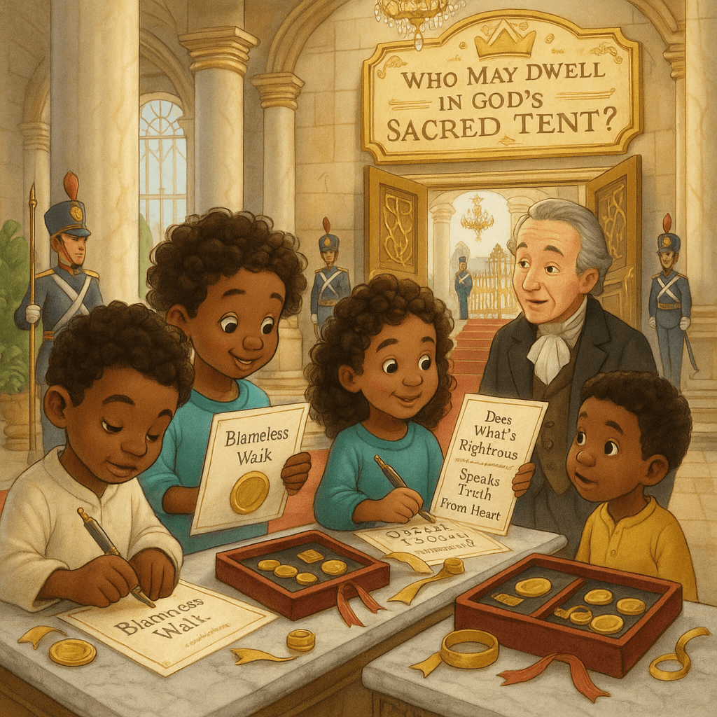 Psalm 15:1-2 Divine Dispatch for kids | Faith Force