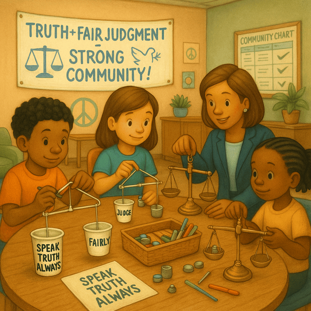 Zechariah 8:16 Divine Dispatch for kids | Faith Force
