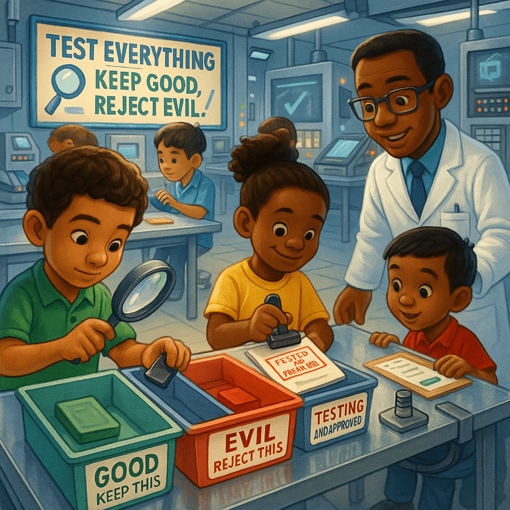 1 Thessalonians 5:21-22 Divine Dispatch for kids | Faith Force