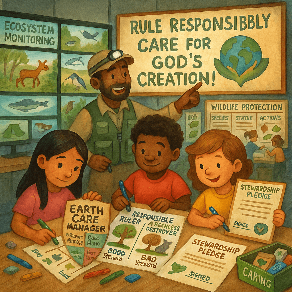 Genesis 1:28 Divine Dispatch for kids | Faith Force