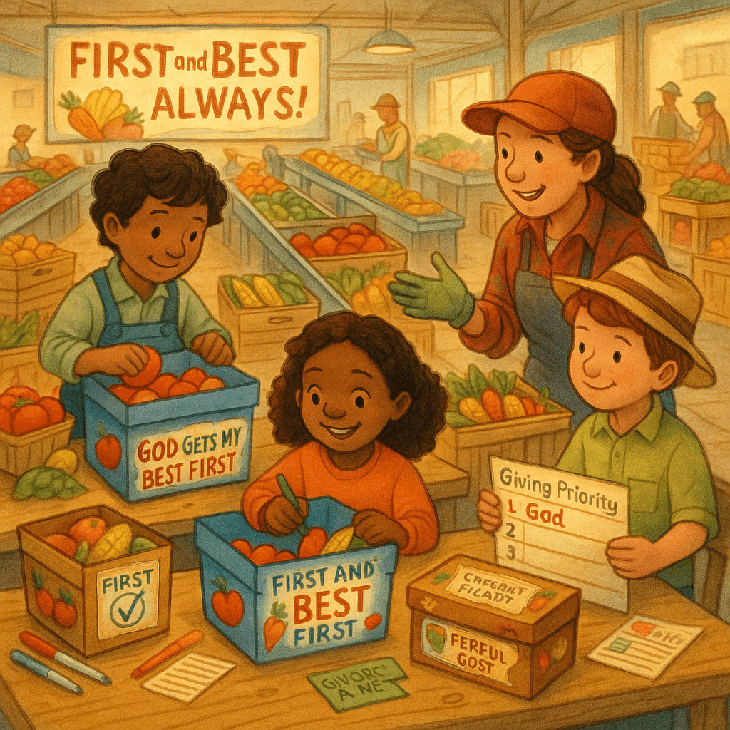 Proverbs 3:9-10 Divine Dispatch for kids | Faith Force