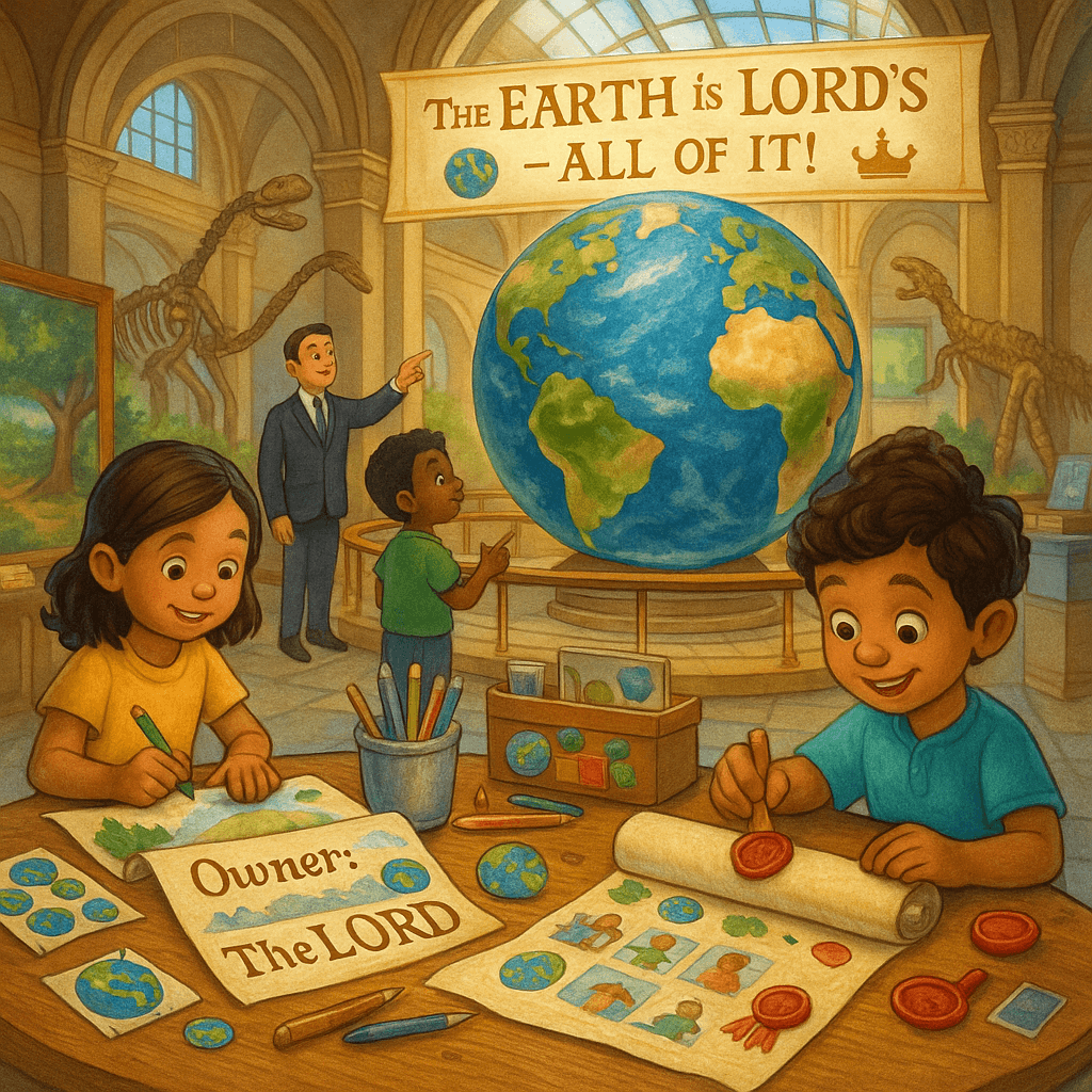 Psalm 24:1 Divine Dispatch for kids | Faith Force