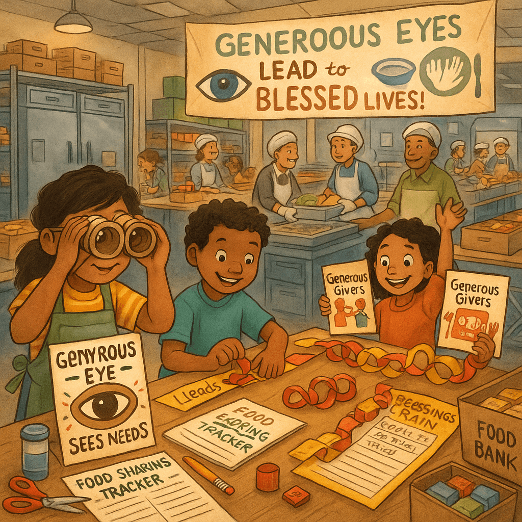 Proverbs 22:9 Divine Dispatch for kids | Faith Force