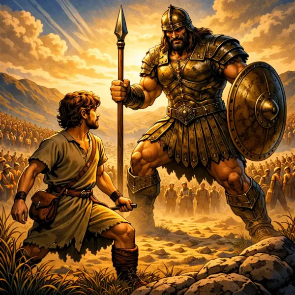 Illustration for David's Courage
