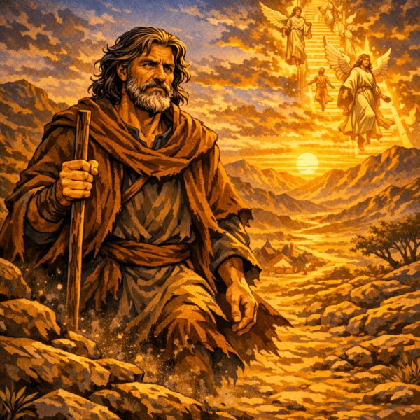 Illustration for Jacob's Perseverance