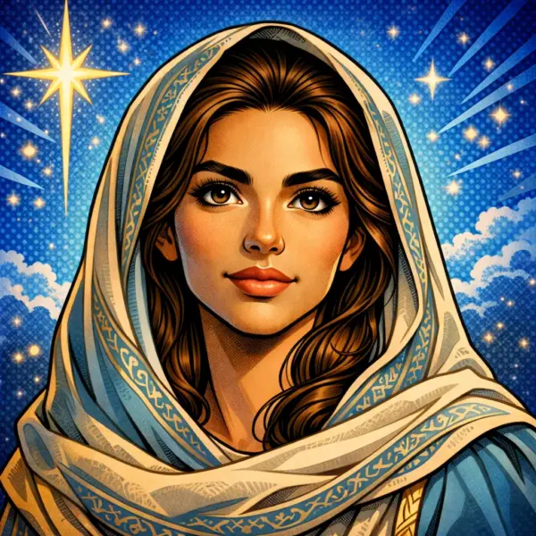 Illustration of Mary