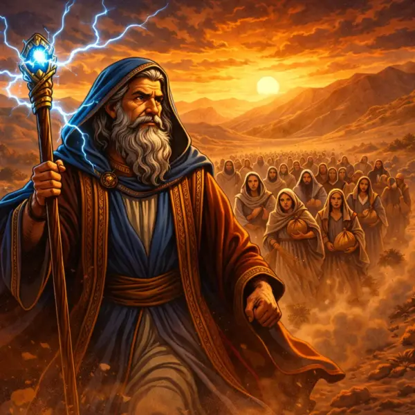 Illustration for Moses' Leadership